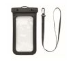 Pochette téléphone étanche avec cordon réglable et amovible couleur noir