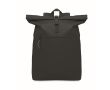 Sac à dos roll top pour ordinateur 15'' en polyester couleur noir