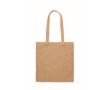 Sac en toile de jute à longues anses assorties couleur beige