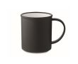 Mug vintage en plastique recyclé d'une capacité de 300 ml couleur noir