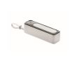 Powerbank avec dragonne et câble USB type-C 5 000 mAh couleur blanc
