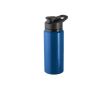 Bouteille de sport en alu recyclé avec fermeture 660 ml couleur bleu marine