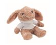 Peluche en forme de lapin avec sweat blanc personnalisable couleur blanc
