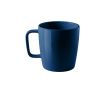 Tasse en céramique à finition brillante et capacité 450 ml couleur bleu marine