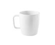 Tasse en céramique blanche avec finition brillante 450 ml couleur blanc