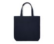 Sac polyvalent en toile recyclée à longues anses 400 g/m² couleur bleu marine