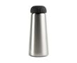 Bouteille thermos en inox recyclé de forme conique 450ml couleur argenté