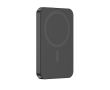 Powerbank magnétique 5 000 mAh à charge ultra-rapide, aimant couleur noir