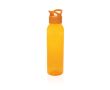 Bouteille en RPET pour salle de sport à bouchon à vis 650ml couleur orange