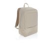 Sac à dos en RPET pour PC 15\" avec rangements intérieurs couleur beige