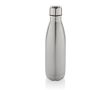 Bouteille en inox recyclé pour boissons froides 500ml couleur argenté