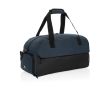Sac de voyage en RPET au design spacieux avec poche frontale couleur bleu