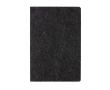 Carnet en feutre issu de matériaux recyclés A5 pages lignées couleur noir