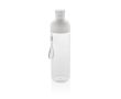 Bouteille en RPET avec bouchon démontable et dragonne 600ml couleur blanc