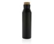 Bouteille thermos en inox recyclé à bouchon anti-fuite 650ml couleur noir