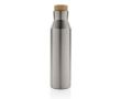 Bouteille thermos en inox recyclé à bouchon anti-fuite 650ml couleur argenté