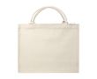 Sac à provisions en coton recyclé résistant 500 g/m² couleur ivoire