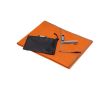 Serviette de sport ultralégère, polyester et nylon 200 g/m² couleur orange
