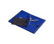 Serviette de sport ultralégère, polyester et nylon 200 g/m² couleur bleu roi