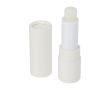 Baume à lèvres durable en papier recyclé avec SPF 15 couleur blanc