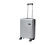 Valise trolley de cabine 20\" à roues pivotantes de 40L couleur argenté