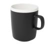 Mug en céramique avec extérieur mat et intérieur blanc 350ml couleur noir