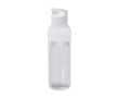 Bouteille transparente en plastique recyclé à poignée 650ml couleur blanc