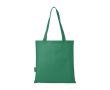 Sac à provisions en polyester recyclé avec anses 80g/m² couleur vert