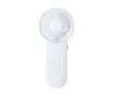 Ventilateur à main de divers coloris avec bouton latéral couleur blanc