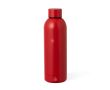Bouteille en inox recyclé aux couleurs métallisées 500ml couleur rouge