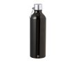 Bouteille en aluminium recyclé, fini mat et mousqueton 800ml couleur noir