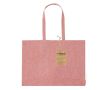 Sac en 100% coton recyclé à longues anses 220g/m² couleur rouge