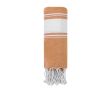 Serviette paréo en coton avec détails aux extrémités 180g/m² couleur orange