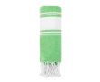 Serviette paréo en coton avec détails aux extrémités 180g/m² couleur vert clair