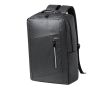 Sac à dos pour PC 15\" en similicuir avec fixation valise couleur noir