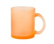 Mug en verre de différents coloris pour sublimation 350ml couleur orange