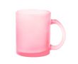 Mug en verre de différents coloris pour sublimation 350ml couleur rose