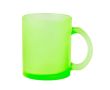 Mug en verre de différents coloris pour sublimation 350ml couleur vert clair