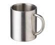 Mug thermique en acier inoxydable, finition argentée 300ml couleur argenté