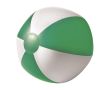Ballon de plage en PVC bicolore, coloris au choix couleur vert