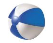 Ballon de plage en PVC bicolore, coloris au choix couleur bleu