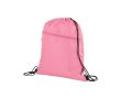 Sac cordon publicitaire en plastique recyclé couleur rose