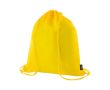 Sac à dos en cordes de RPET aux couleurs vives avec cordes assorties couleur jaune