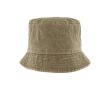 Bob personnalisable en coton avec effet lavé 260 g/m2 couleur taupe