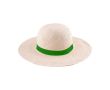 Chapeau de paille à large bord pour une meilleure protection couleur vert