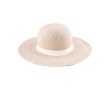 Chapeau de paille à large bord pour une meilleure protection couleur blanc