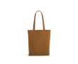 Sac en coton et polyester recyclés à anses longues 280 g/m² couleur marron