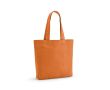 Sac en coton recyclé et RPET à anses longues 180 g/m² couleur orange