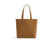 Sac en coton recyclé et RPET à anses longues 280 g/m² couleur marron