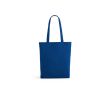 Sac en coton recyclé et RPET à anses longues 220 g/m² couleur bleu roi